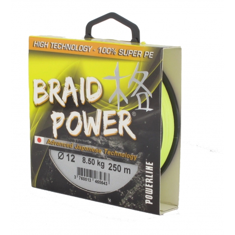 TRESSE BRAID POWER JAUNE