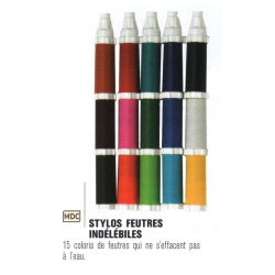 STYLOS FEUTRES JMC  INDELEBILES