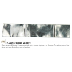 PLAQUE DE PLOMB ADHESIVE JMC