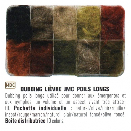 DUBBING DE LIEVRE POILS LONGS JMC