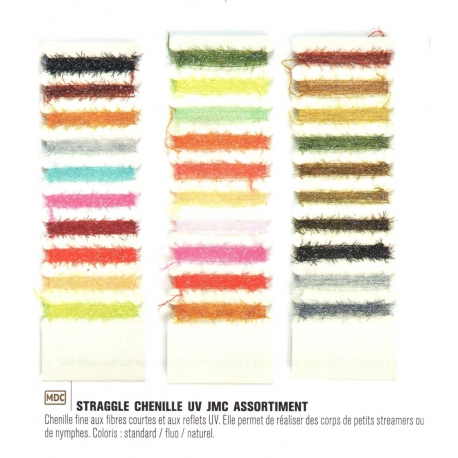 STRAGGLE CHENILLE UV JMC ASSORTIMENT