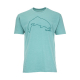 SIMM'S TROUT OUTLINE T-SHIRT